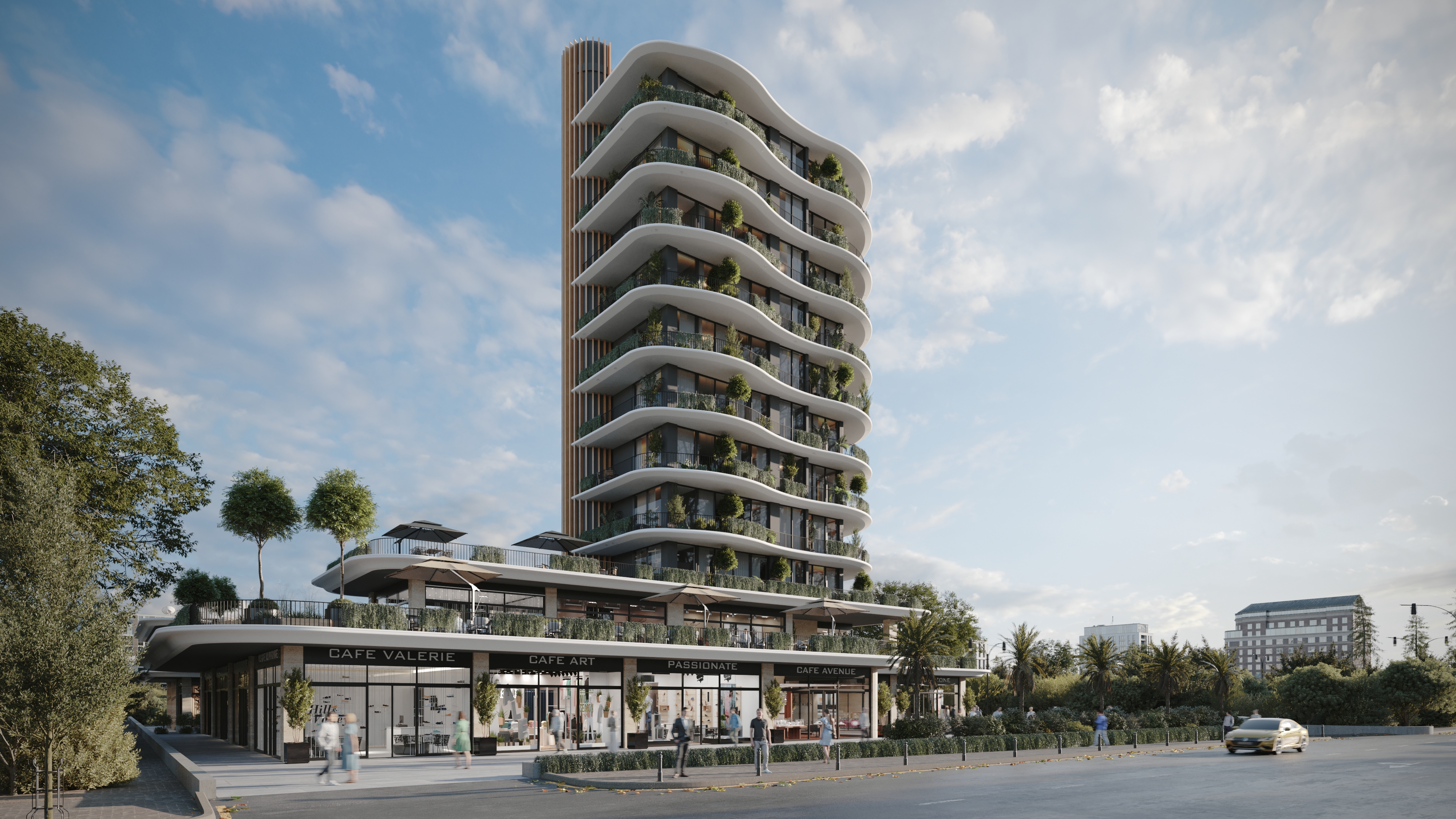 UBB Mersin Metin Çiçek Villaları - Lüks Müstakil Konut Dış Mekân Görselleştirme